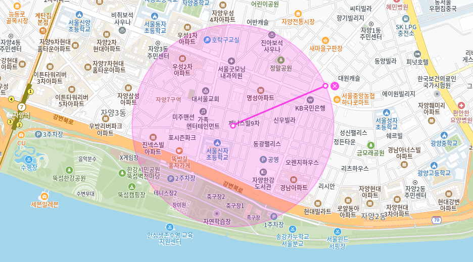 자양동 월주차 _ 뚝섬 한강 공원과 가까운 전일제 주차장 필요하시죠?