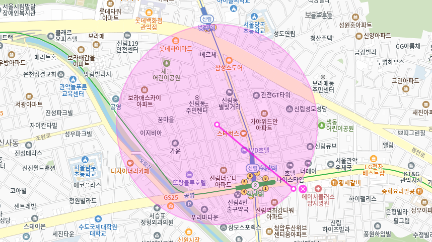 신림동 월주차 _ 신림역/전일제/빈자리/단일주차/ 전차종 가능