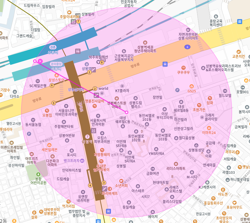 상봉 월주차 / 상봉역 2번출구 도보1분 인근 최저가!