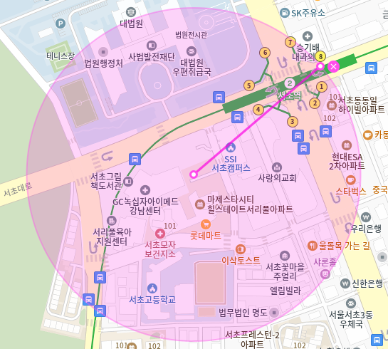 서초 월주차 / 서초역 4번출구 도보2분, 단일주차, 지정석