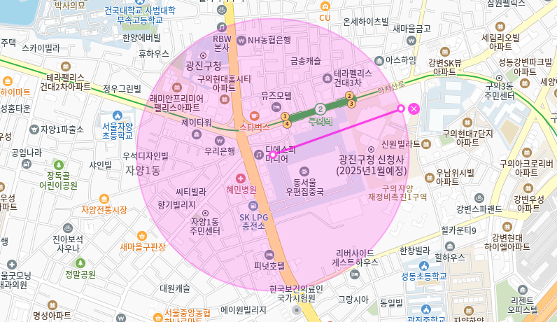 자양동 월주차 _ 구의역 인근 전일제 역세권 주차장