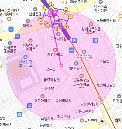 화곡역 월주차 / 화곡역 5번출구 도보2분 인근최저가!
