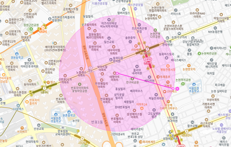 논현역 월주차_ 5번출구/단일주차/지지정석