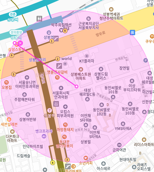 상봉역 월주차 / 상봉역 2번출구 도보1분, 역세권, 기계식