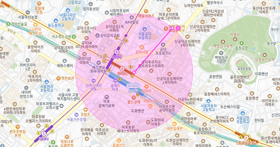 공덕동 월주차 _ 초 역세권/공더역/주차장