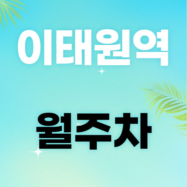 이태원역 월주차 / 이태원역 2번출구 도보1분, 기계식, 단일주차장 대표 이미지