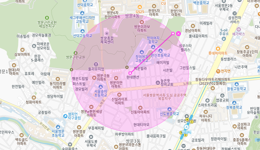 쌍문동 월주차 _ 전일제/자주식/단일주차/빈자리/주차장