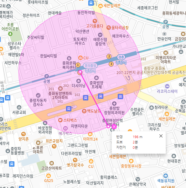 중랑구 월주차_중랑역까지 도보 2분 주차장 추천합니다