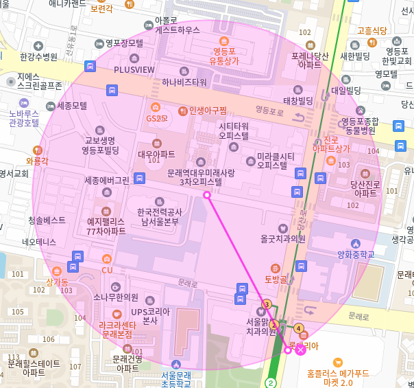문래동 월주차 / 문래역 3번출구 도보3분, 영등포유통상가 인근 단일주차장