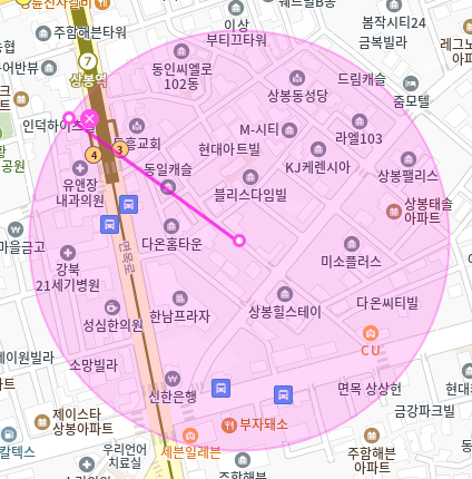 상봉역 월주차 / 상봉역 3번출구 도보2분, 기계식주차장
