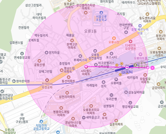 오류동역 월주차_3번출구 도보 1분 자주식 단일주차