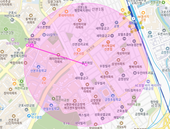산본 월주차_산본역 인근 주차고민 있는 직장인분들 들어오세요