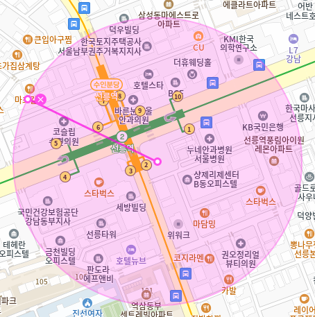 대치동 월주차 / 선릉역 바로 앞, 역세권, 기계식(RV가능)