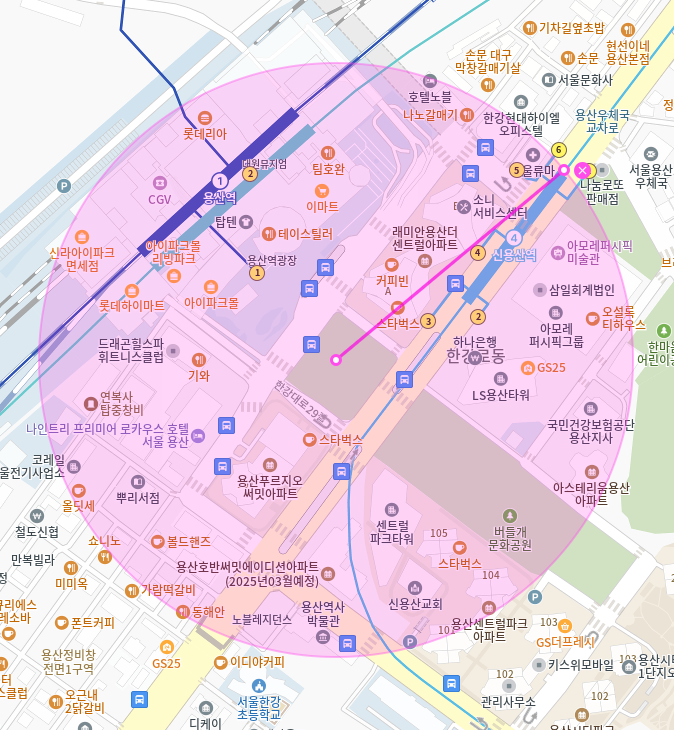 신용산역 월주차 / 신용산역 3번출구 도보2분, 단일주차장