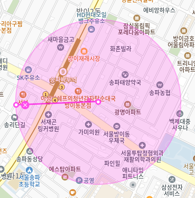 송파나루역 월주차_송파나루역 도보 5분 거리 자주식 주차장
