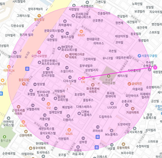 화곡동 월주차_서울우장초등학교 도보 7분거리 월주차장