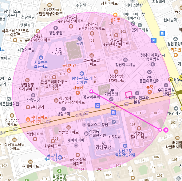 강남구청 월주차_강남구청 도보 4분거리 월주차장