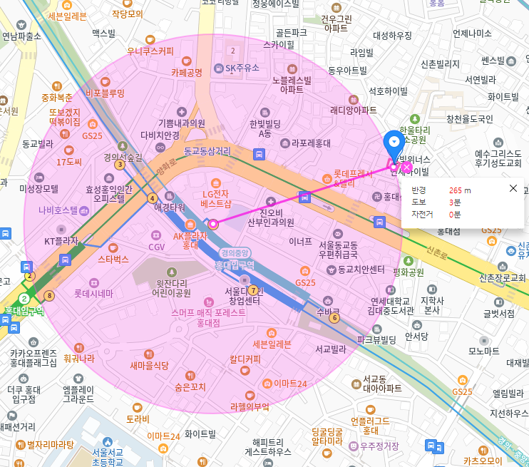 창천동 월주차_홍대입구역 도보 3분 역세권, 야간 주차, 자주식