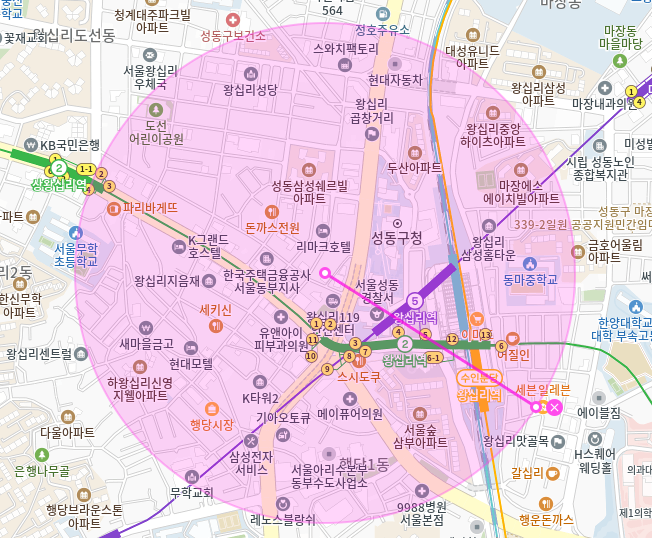 왕십리 월주차_초역세권 월주차장은 여기가 정답!2번출구 도보 1분