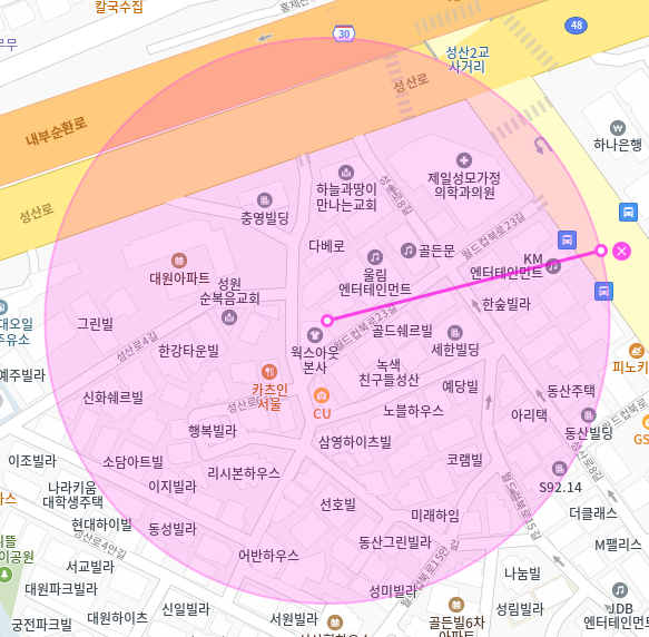 성산동 월주차 / 지정석, 신규 단일주차장, 편하게 주차하세요!