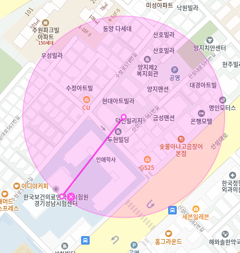 성남시 을지대 월주차_을지대 인근 자주식 단일주차