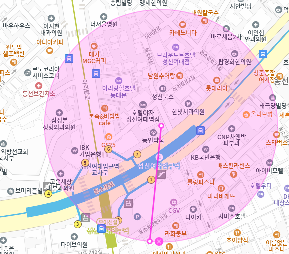 성신여대입구역 월주차_성신여대입구역 도보 2분 거리 자주식 단일주차