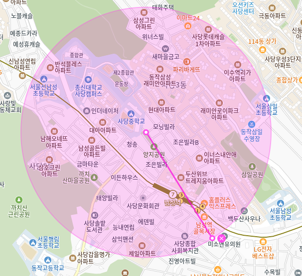 남성역 월주차_3번출구 도보 3분/전일 24시/자주식