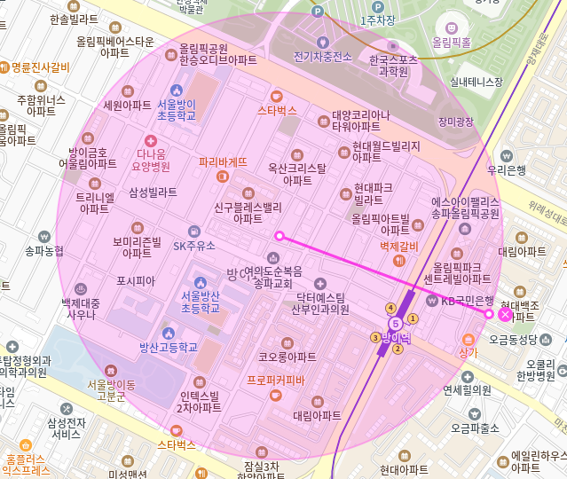 방이역 월주차_4번출구 도보 4분거리의 최적조건 주차장