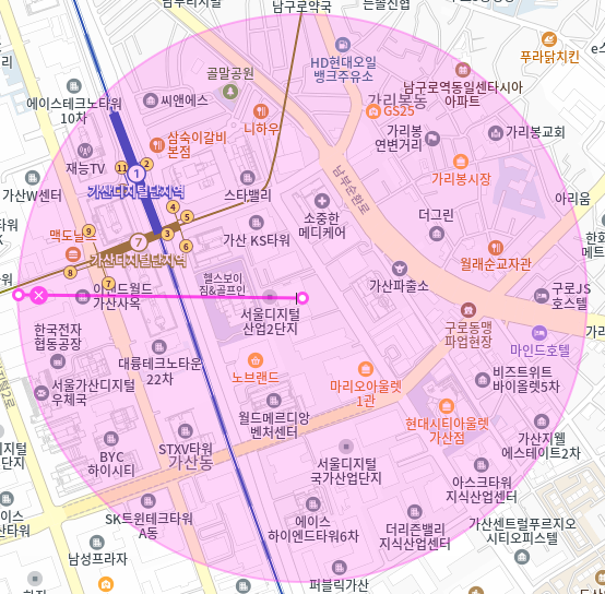 가산디지털단지 월주차_6번출구 도보 1분!위치,조건 모두 좋은 주차장 보고 가세요