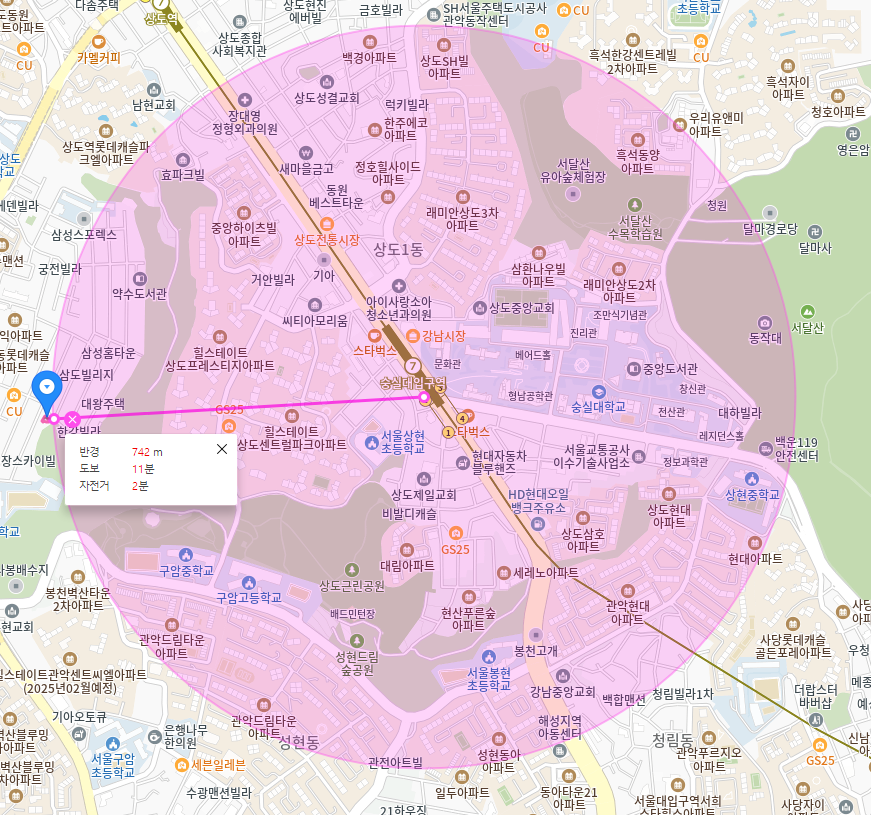 숭실대입구역 월주차_한 달 내내 이용 가능한 대학가 인근 주차장입니다