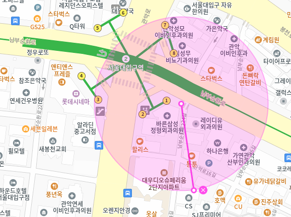 서울대입구역 월주차_서울대 입구역 1번 출구 도보 1분 거리 !마감 임박!