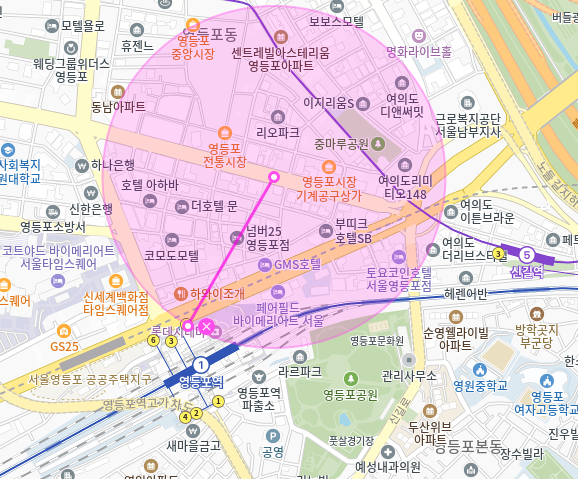 영등포역 월주차_시장과 상가 중심 24시간 이용 가능 기계식 주차장