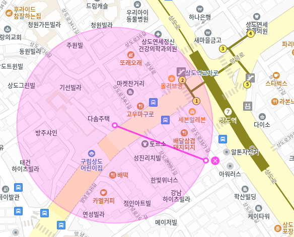 상도역 월주차_상도역 도보 2분 거리 역세권 주차장 합리적인 가격!