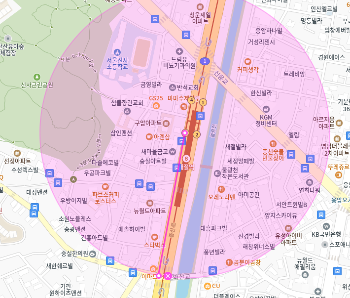 새절역 월주차_도보 4분 거리 신사동 단독 주차 가능한 24시 주차장