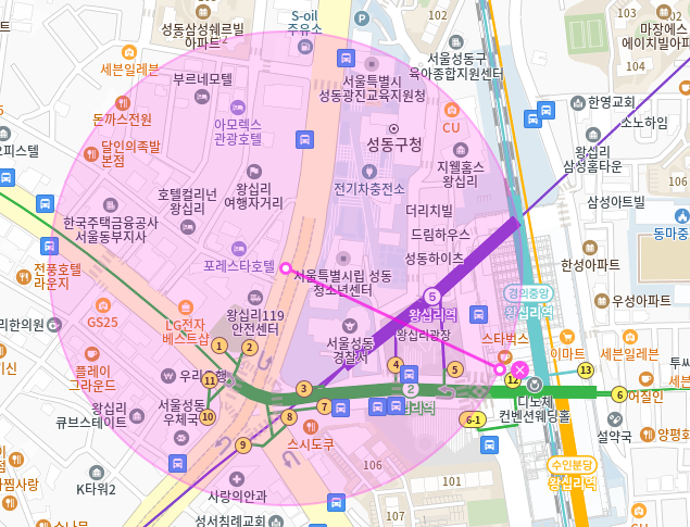 성동 월주차&왕십리역 도보 3분_선착순 마감