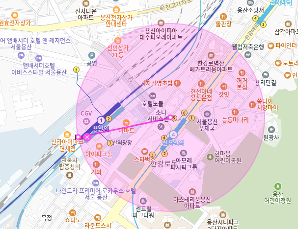 용산역 월주차 전일 24시 역세권 월주차장 원하신다면?