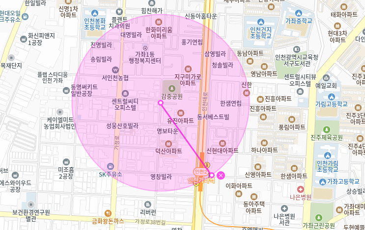 가좌동 월주차_인천가좌역 평일전용 주차장 최저가 예약 바로가기