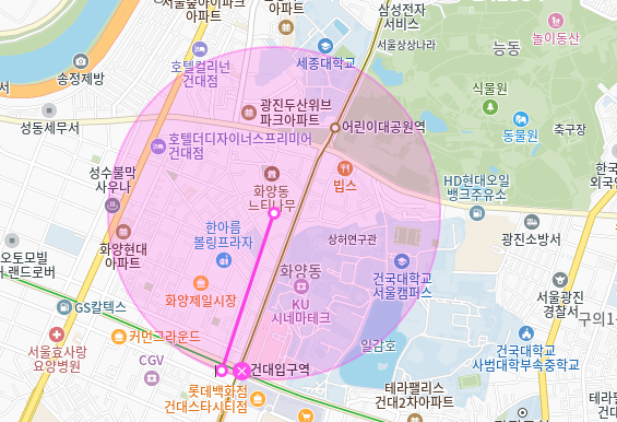 건대입구역 월주차_화양동 지정석 월주차장이 10만원대?