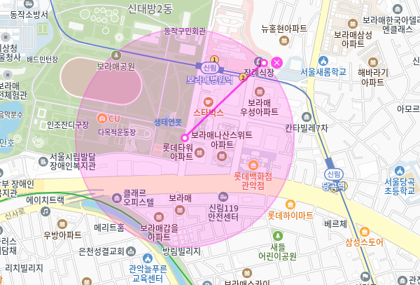 보라매병원역 월주차_24시 전일제 역세권_차단기로 안전하게 주차하기