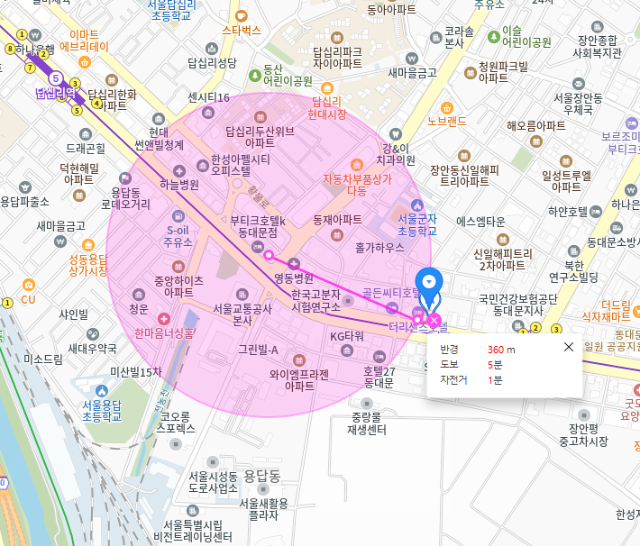 동대문 월주차_동대문 장한평역&답십리역 도보 10분 월주차