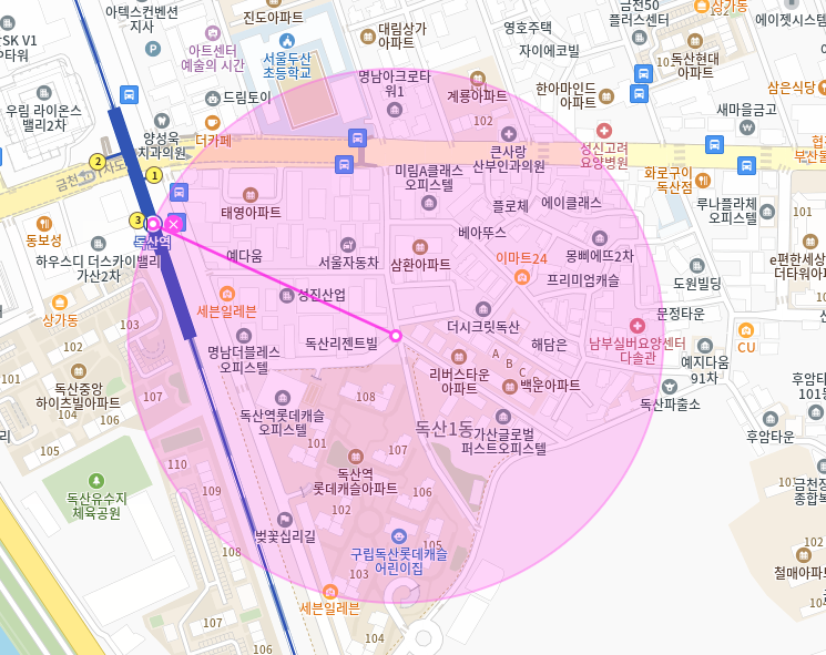 독산 월주차_독산역 바로 앞 월주차장 지금 최저가로 예약하세요!