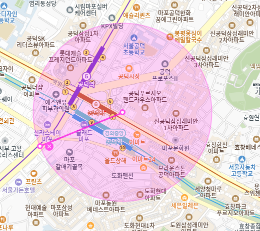 공덕역 월주차_역과 연결되어 있어 폭설이 두렵지 않은 월주차장!