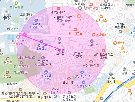 회기동 월주차_경희대 인근 지정석 월주차장 바로 예약하기 !!선착순1명!!