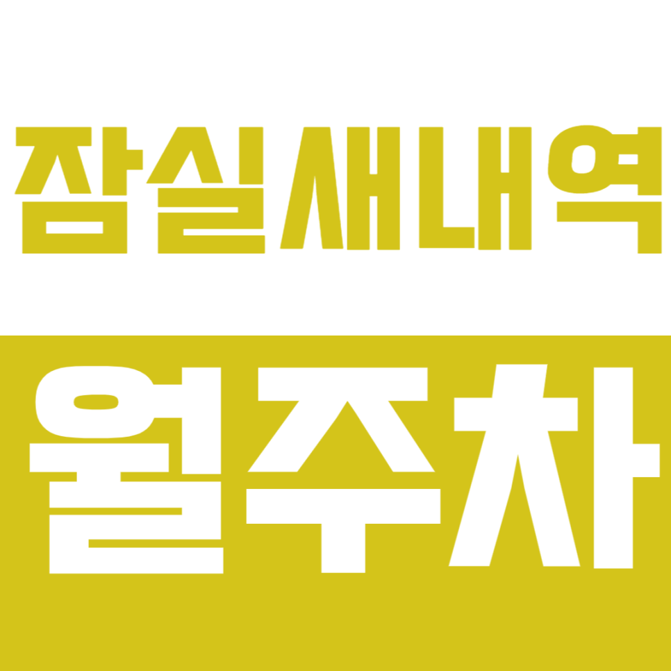 잠실새내역 월주차_초 역세권 월주차장_이가격으로 이용이 가능하다고?! 대표 이미지