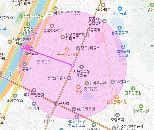 중곡 월주차_중곡역 2번출구 인근 주차장 10만원대로 예약하기 클릭.