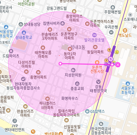 둔촌동역 월주차 도보 4분_역세권 주차 지정석 한 눈에 알아보기!