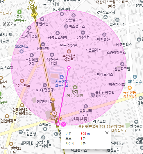 면목역 월주차 면목초교 바로 앞 최적주차장ㅣ단일주차&지정석