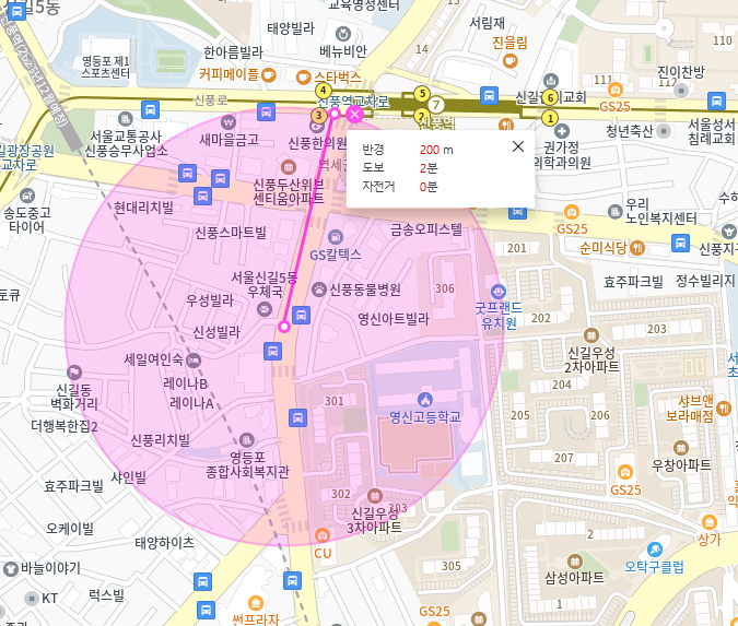 [신규] 신길동 월주차_신풍역 도보 2분 주차난 해결 단독 주차장