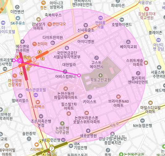 신사역 월주차 3번출구 학동근린공원 바로 옆 차단기 있는 주차장 추천