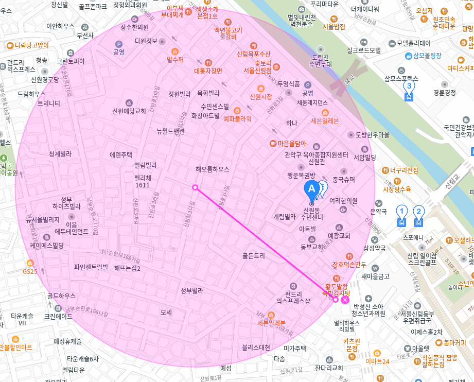 신원동 월주차_신원동 주민센터 인근 24시간 월주차장 알려드려요